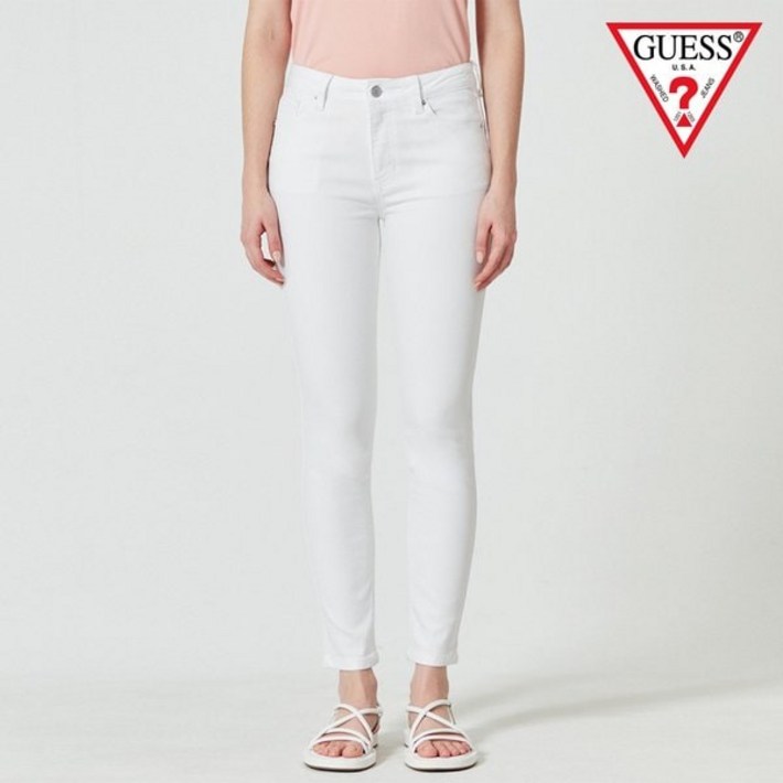 게스 YO2D9043 에센셜화이트 슬림 스키니 216827