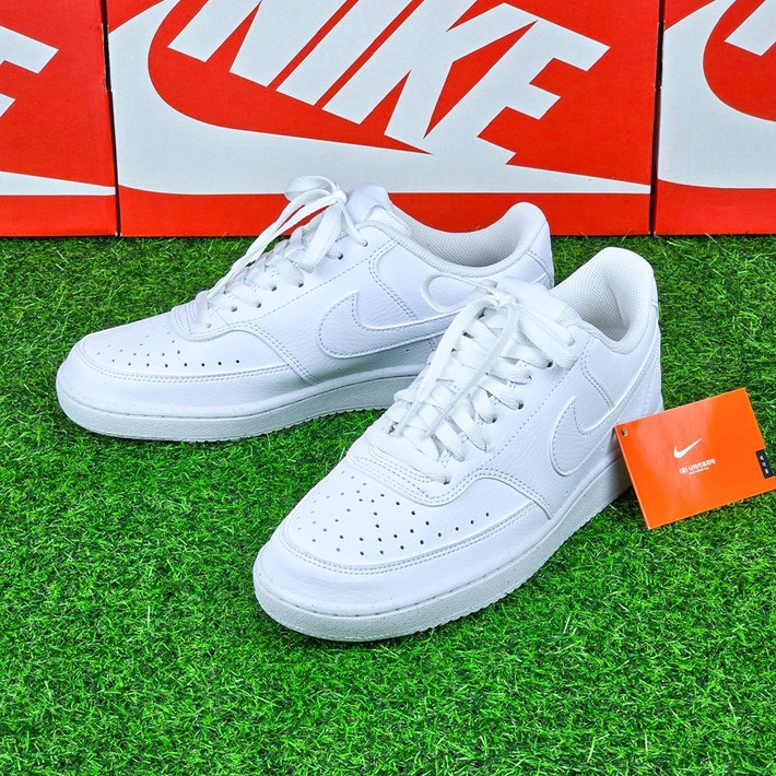 국내매장 나이키 운동화 코트 비전 로우 스니커즈 여성 남성 발편한 신발 JCUBE 키링증정