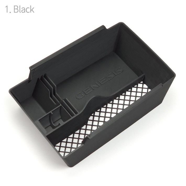 GV80 2024 페이스리프트 콘솔 트레이 수납함, 1. 블랙