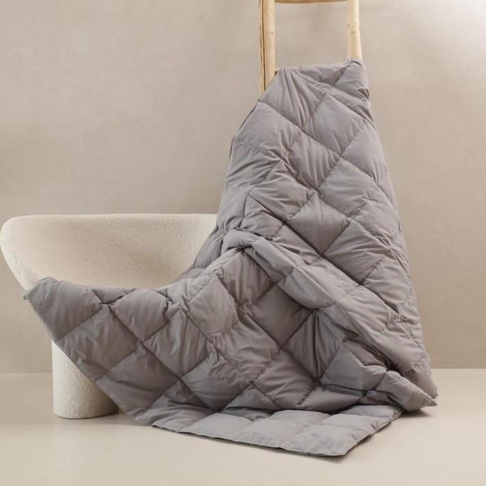 해이니 소프트 소파 구스다운 경량 담요 무릎담요 실내외용