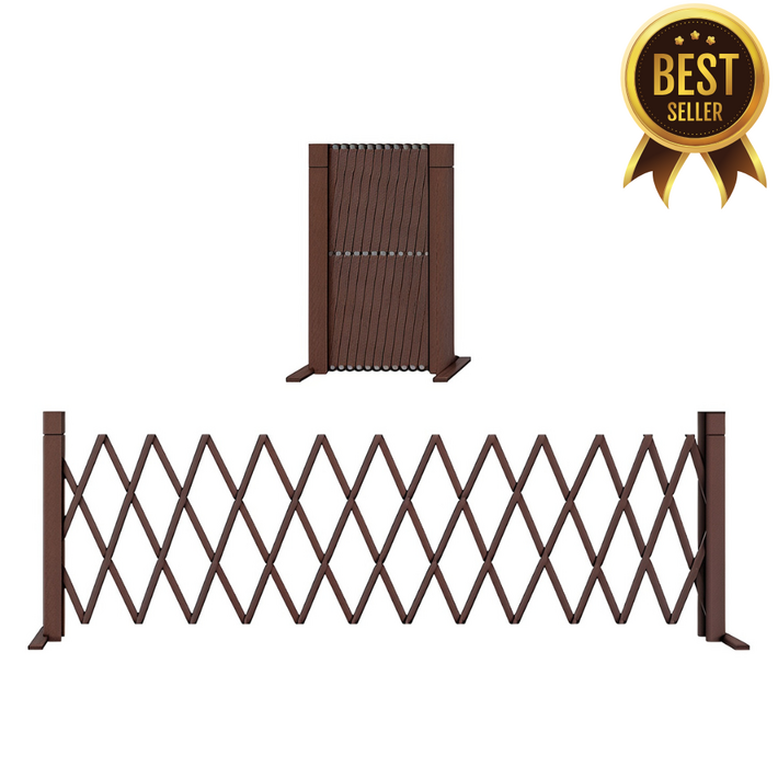 포레펜스 튼튼한 접이식 원목 울타리 방부목 정원 꾸미기 애완 동물 펜스, 세워두는 원목 울타리70cm160cm