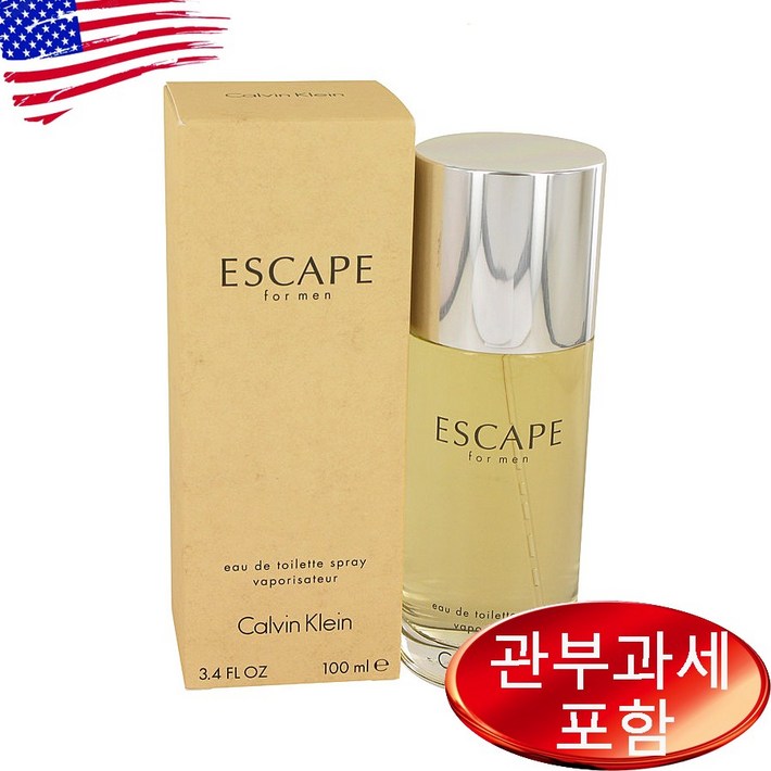 Escape By CALVIN KLEIN 3.4 oz MEN 캘빈 클라인