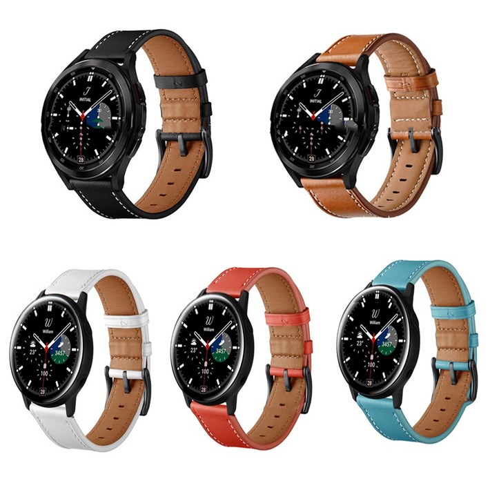 삼성 갤럭시 워치 42mm 46mm 고급 가죽 시계줄 스트랩 밴드 빈티지 SMR800 R805 R810 R815 호환, 블랙 삼성 갤럭시 워치 42mm 46mm 고급 가죽 시계줄 스트랩 밴드 빈티지 SMR800 R805 R810 R815 호환, 블랙