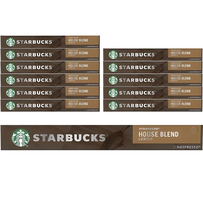 스타벅스 네스프레소 하우스 블렌드 룽고 캡슐커피