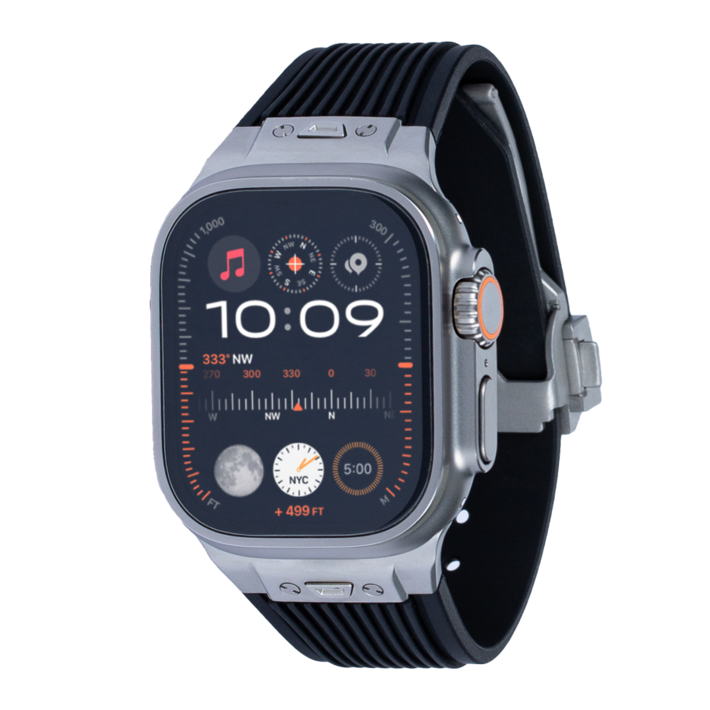 비브 애플워치 울트라 실리콘 스트랩, 스타라이트, 1개