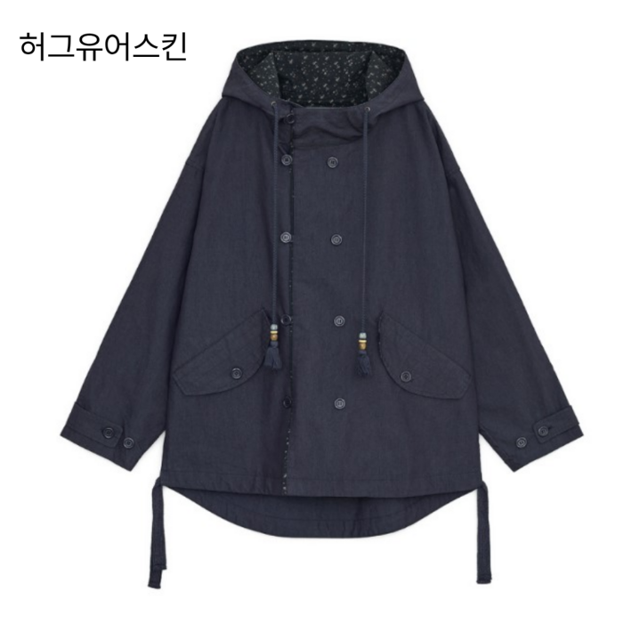 정품 인증 허그유어스킨 워시드 필드 자켓 2COLOR