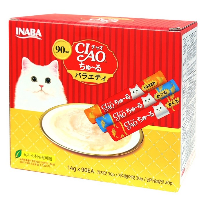 이나바 챠오츄르 고양이 간식 버라이어티팩