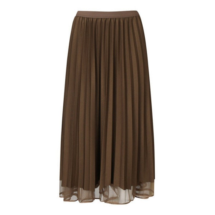 베스띠벨리 밴딩헴레이어드플리츠스커트 BJSAH2326BR