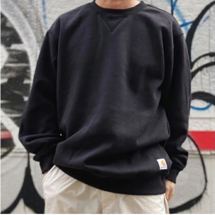 칼하트 맨투맨 기모 K124 오리지널 레귤러핏