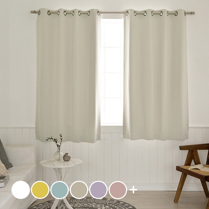 까르데코 디망쉬 작은창 창문 아이방 암막커튼 2장