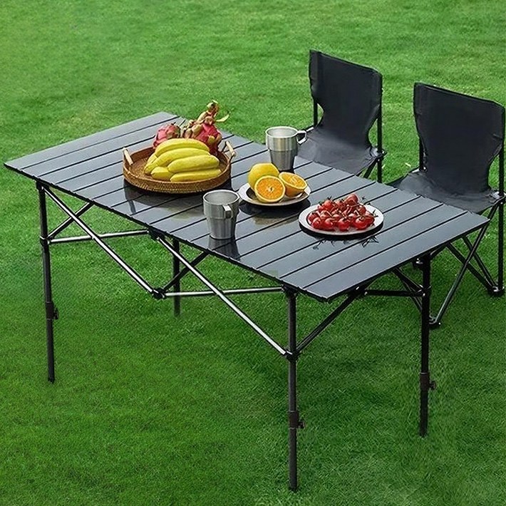 WildHeart 접이식 캠핑테이블 높이조절 경량 롤테이블