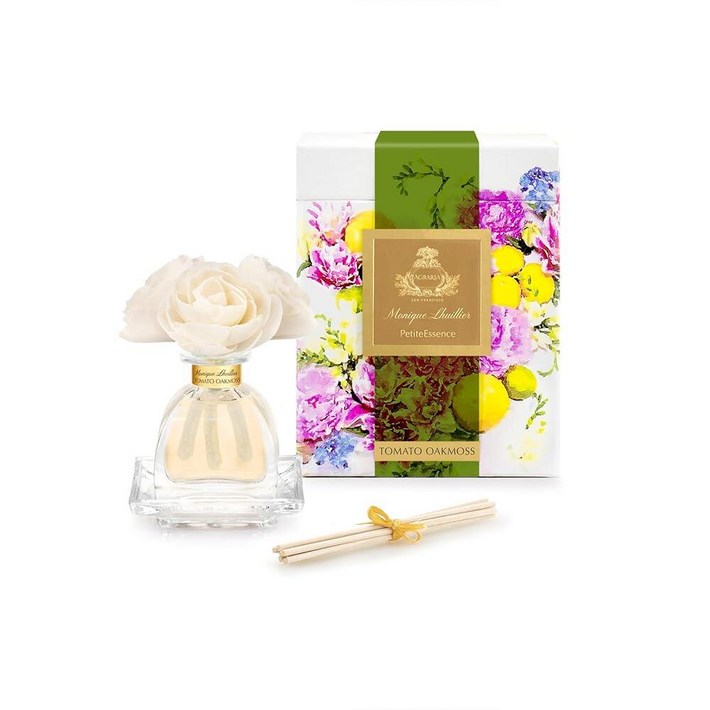 AGRARIA 레몬 버베나 향 PetiteEssence 디퓨저, 48.2g1.7온스, 갈대와 꽃 포함 136042