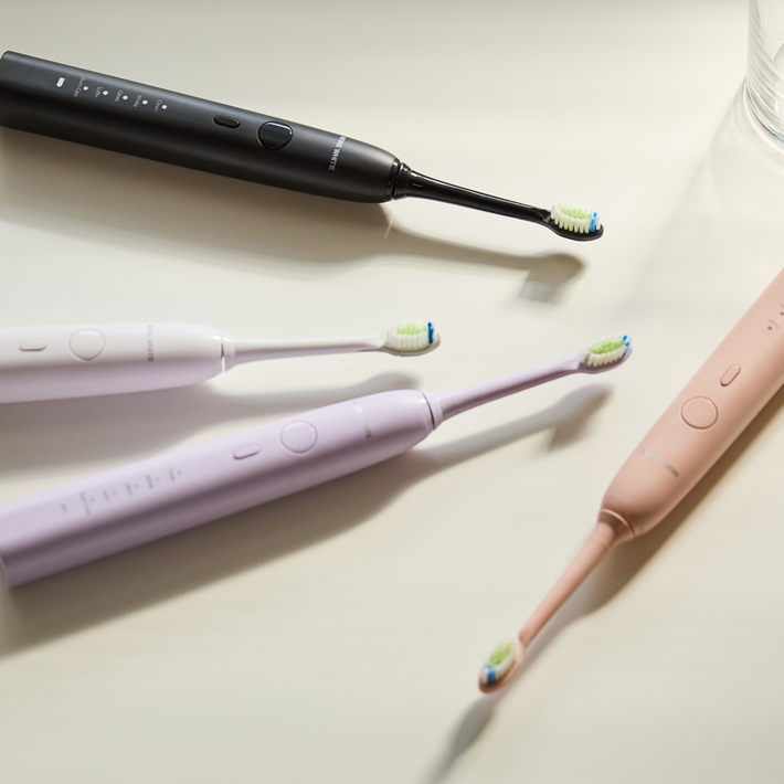 모어화이트 최신형 초미세 무선 음파 진동 초음파 전동칫솔 세트