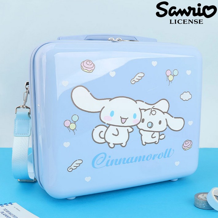 산리오 정품 16인치 기내용 캐리어 크로스 여행가방