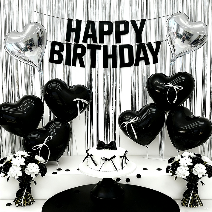 생일 커튼 파티 세트,생일파티 용품,생일파티 1세트