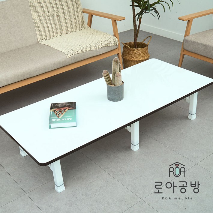 가로1600 사이즈 로아공방 접이식 테이블, 블랙