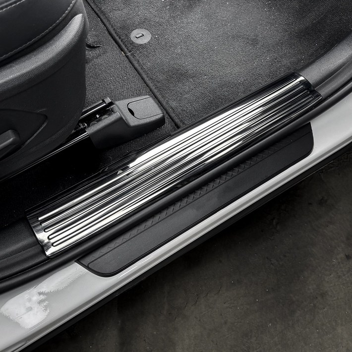 유투카 호환 더뉴 쏘렌토 MQ4 페이스리프트 도어스커프 내부 몰딩 자동차 튜닝 용품 기스방지 커버, 기타