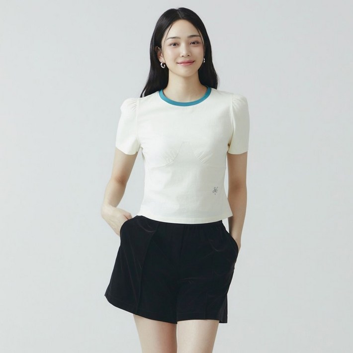 잇미샤SS 컬러블록 티셔츠 ITO3WTS280