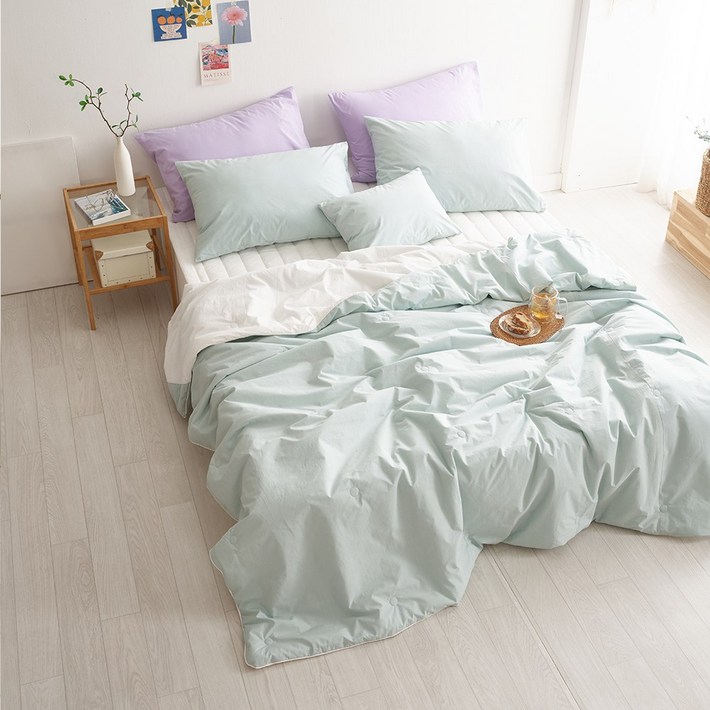 바닐라빌리지 사계절 이불 세트 호텔 침구 고밀도 순면 SS Q 호텔 혼수 이불 퀸 슈퍼싱글