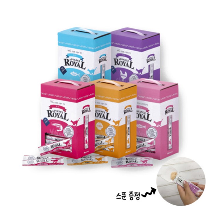 어드밴스 로얄 스틱 짜먹는 고양이간식 120P, 가리비, 120개 어드밴스 로얄 스틱 짜먹는 고양이간식 120P, 가리비, 120개