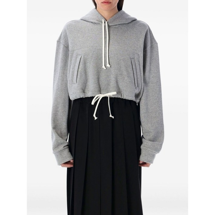 꼼데가르송걸 드로스트링 헴 후디