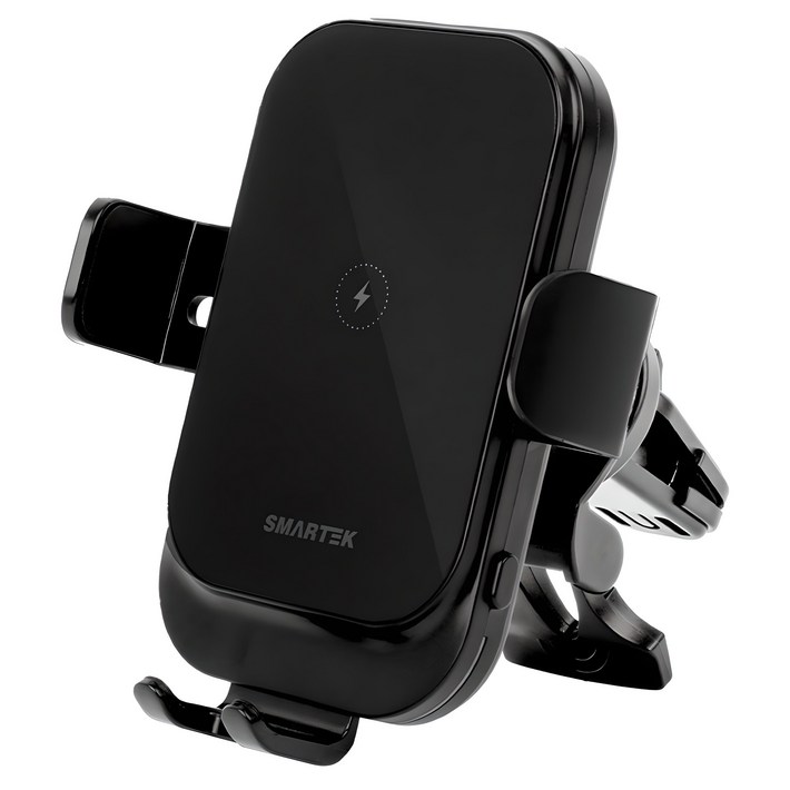 스마텍 차량용 무선 고속 충전거치대, 블랙, STCD350