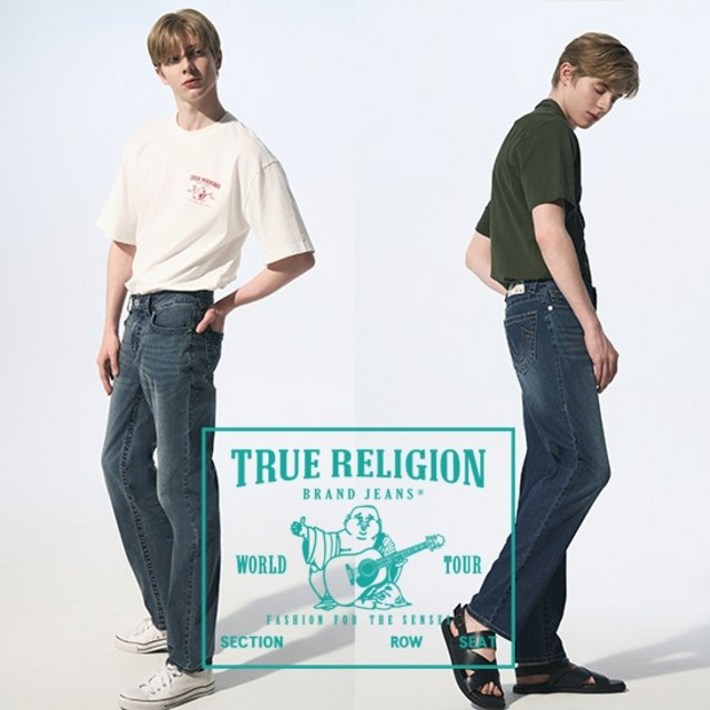 [쇼핑엔티] [프리미엄] 트루릴리전 25SS 최신상! 라이크라X쿨맥스 썸머 데님 팬츠 2종, 남성