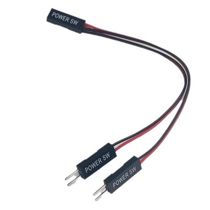 티테크놀로지 파워스위치 2분배 연장케이블 TPW201