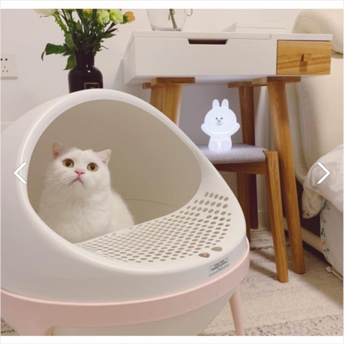 MOBOLI 모볼리 고양이 화장실 리터박스 핑크