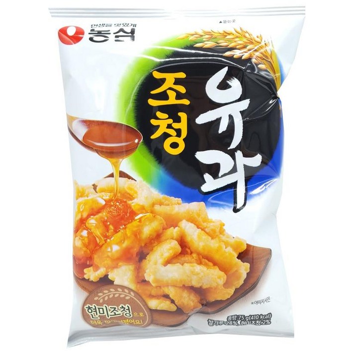 농심 과자 조청유과 사무실다과 사내간식 1개입