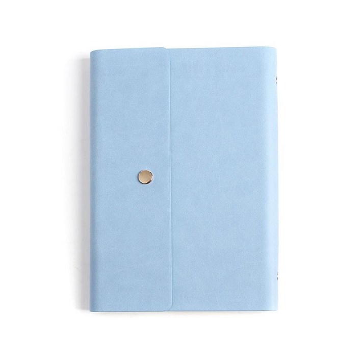 하늘색 A5 유선노트 회사 바인더 다이어리 공공 감성 5년 패브릭 데일리 pu