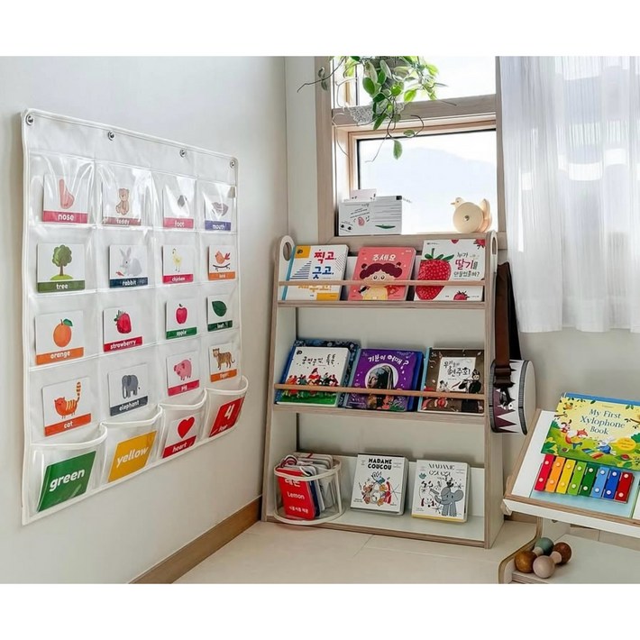 Amoo 낱말카드 포켓차트 아무차트 기본구성 부착용품은 배송란에 메모해주세요, 꼭꼬핀추가 없음