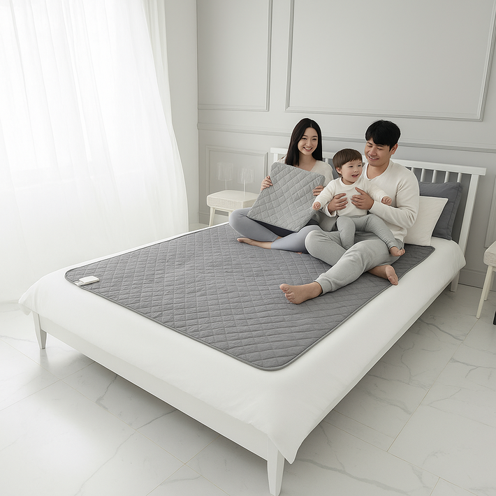 엘라리빙 EMF 전자파차단 탄소매트 전기요 카본 워셔블