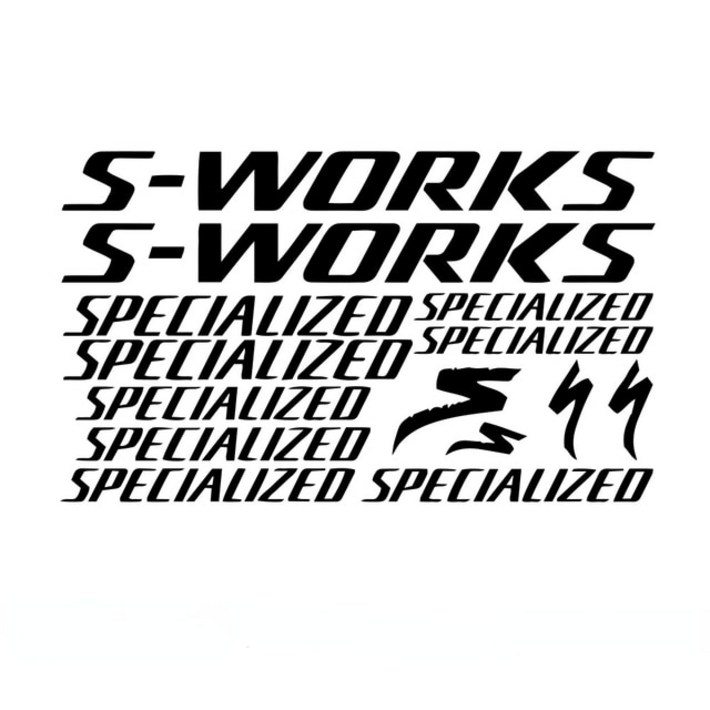 맞춤형 자동차 스타일링 자전거 프레임 스티커, SWORKS 오토바이 바디, 방수 및 자외선 차단 비닐 데칼