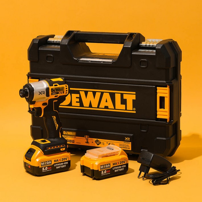 디월트 DCF845 20V 임팩드릴 메가 배터리 5.0Ah 2개 세트, 1세트