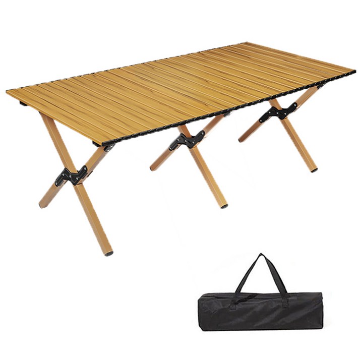 캠프 테이블 캠핑 테이블 X형 경량 아웃도어 접이식 폴딩 휴대하기 편리 방재 아웃도어 캠핑 낚시 피크닉 바베큐 야외 캠핑 용품, 옐로우