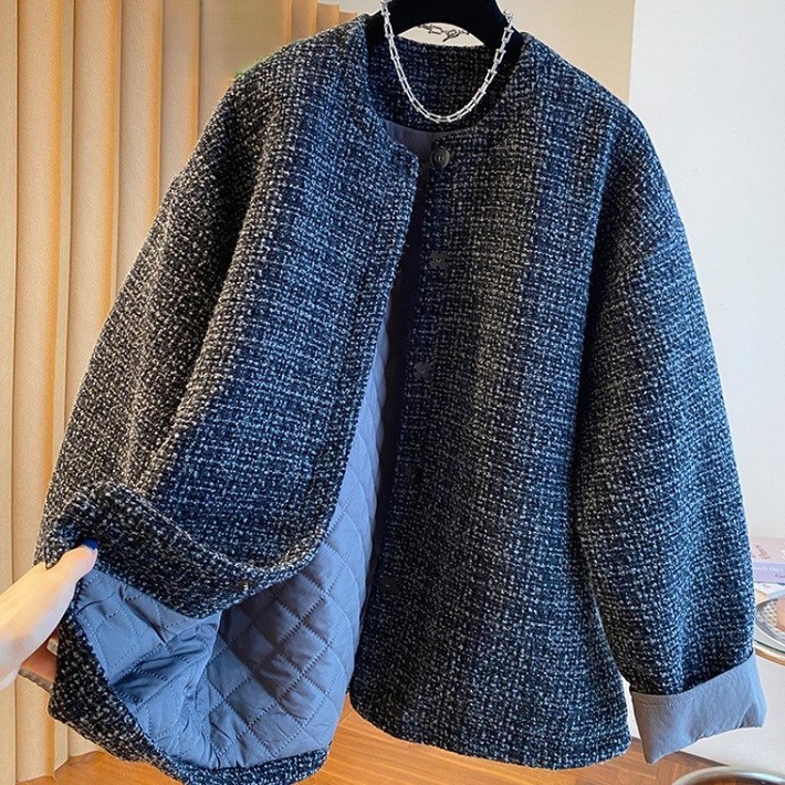 ELLESIAN 가을겨울 벨르 클래식 트위드 코트 NEW