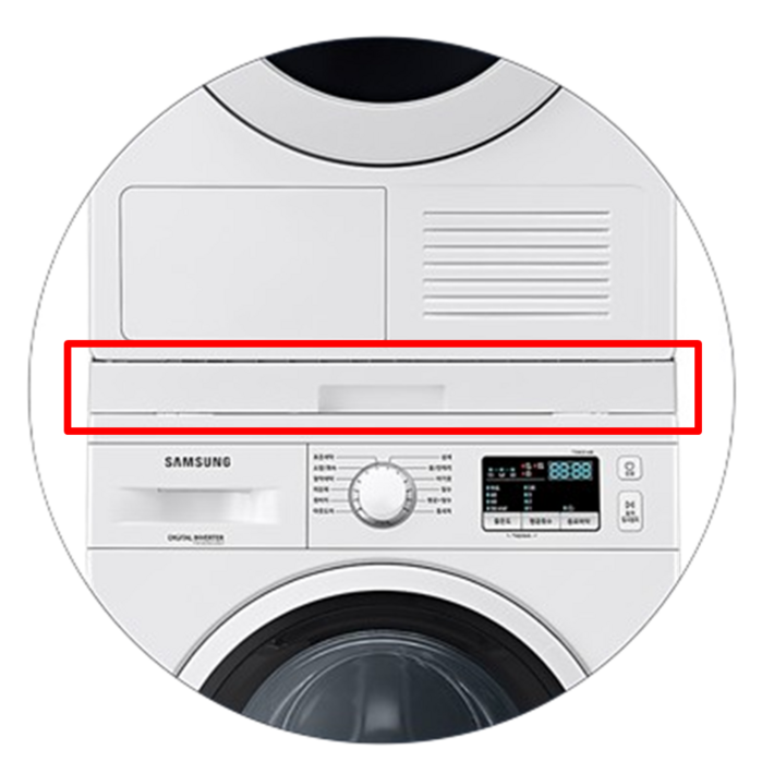 삼성 9kg 건조기 상단 설치 키트 SKKDDY 소형 세탁기용 WW90T3000KW WD80R3320KW