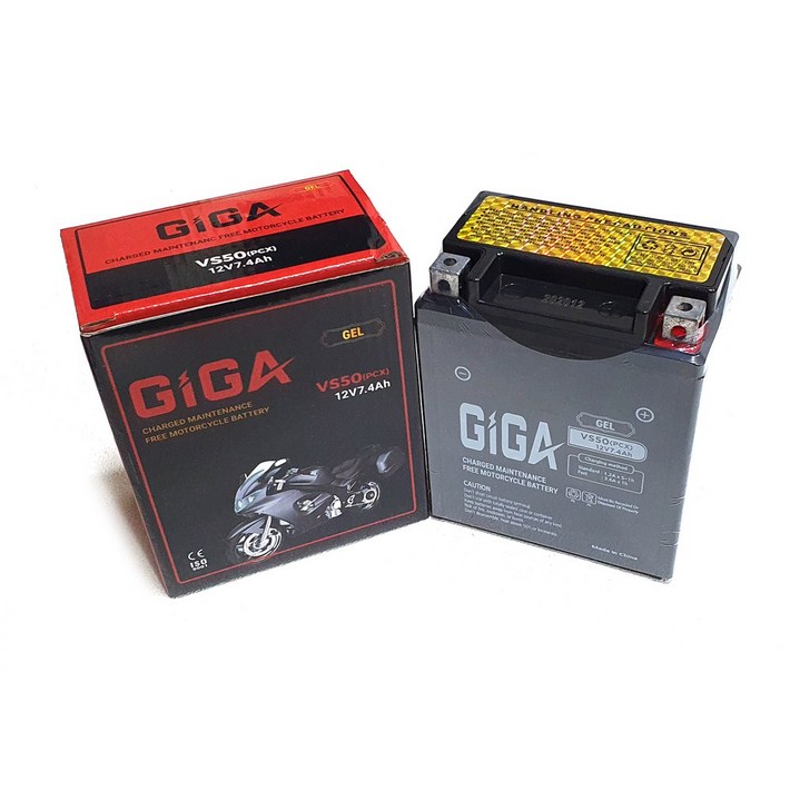 베스파 프리마베라125 배터리 GTX7.4ABS 12V7.4AGIGA 밀폐형젤밧데리