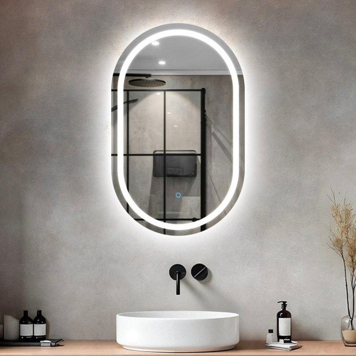 폼마 국내생산 간접조명거울 욕실거울 화장대 LED 터치스위치