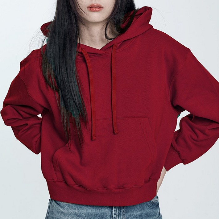 티랩기모후드크롭아동부터성인까지