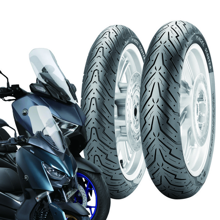 피렐리 엔젤 스쿠터 야마하 XMAX300 20172025년 앞 뒤 타이어 광폭, 1개