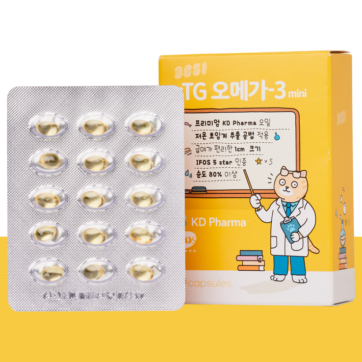 3651 고양이 강아지 오메가3 영양제 60캡슐 순도 80 KD Pharma 3651 고양이 강아지 오메가3 영양제 60캡슐 순도 80 KD Pharma