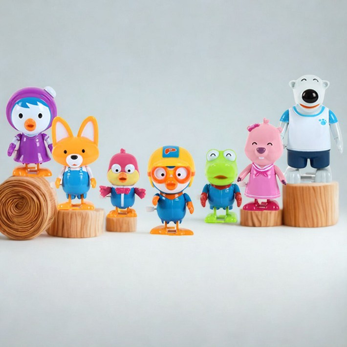 MANDOO4 아장아장 뽀로로 어린이집 유치원 1년치 선물 준비물 태엽 장난감 71, 1개