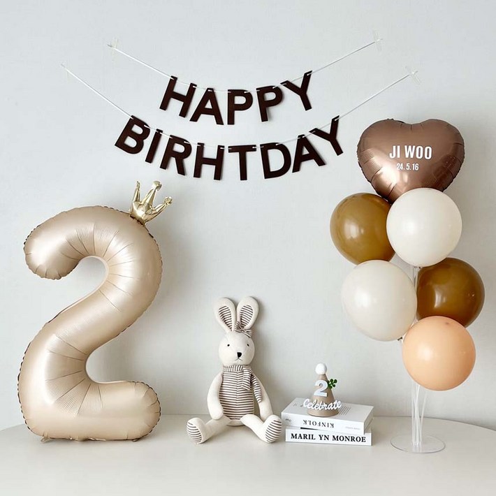연지마켓 두돌 생일 파티 용품 세트 세 돌 풍선 생일상 레터링포함, 1세트 연지마켓 두돌 생일 파티 용품 세트 세 돌 풍선 생일상 레터링포함, 1세트