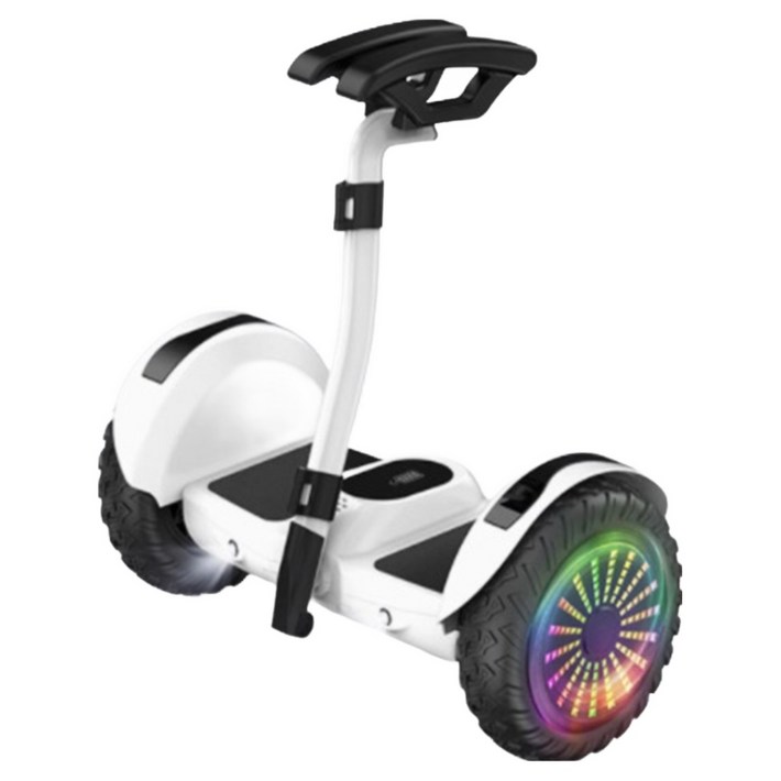 레디고 충격흡수 호버보드 투휠 카트레이싱 전동외발휠 레이싱카드 고카트 전동휠, 충격흡수 휠  화이트, 1개