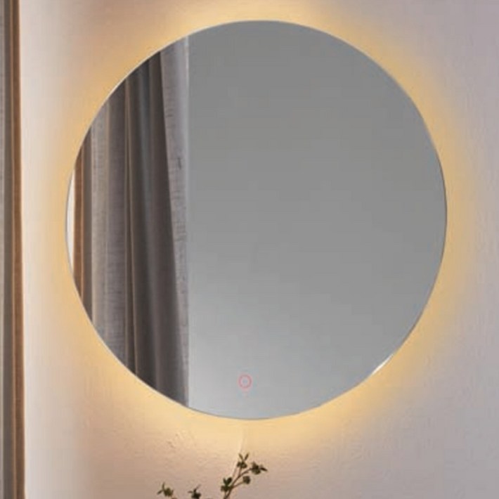 삼성 LED 벽걸이 욕실 카페 매장 옷장 거실 인테리어 원형 타원형 간접 조명 거울, 02. LED 타원형 거울