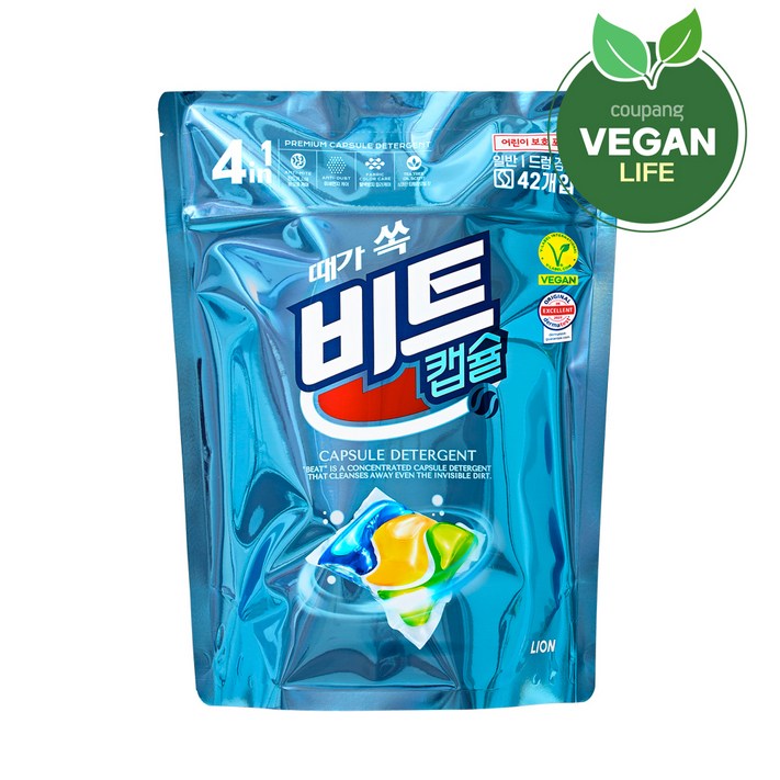 비트 때가 쏙 캡슐세제 일반 드럼 겸용 비트 때가 쏙 캡슐세제 일반 드럼 겸용