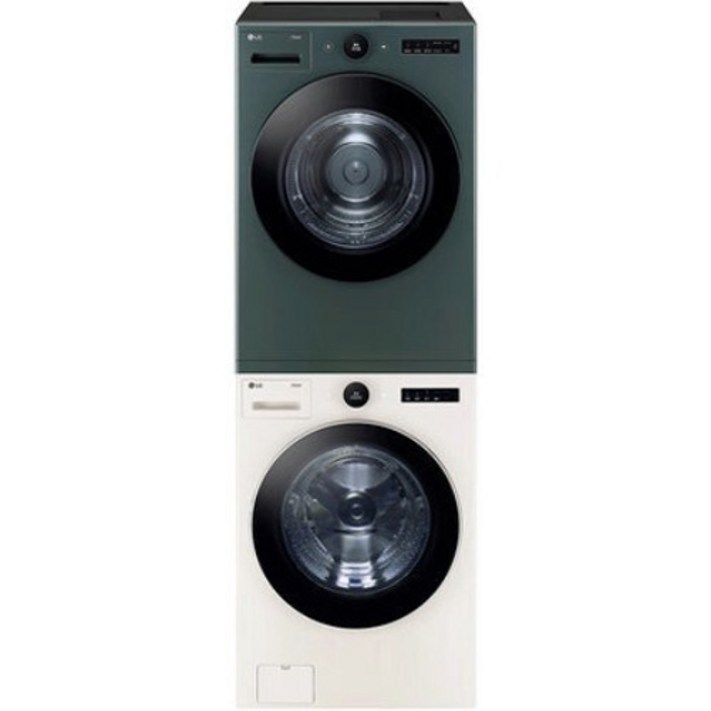 LG 오브제컬렉션 트롬 세탁기건조기세트 FX23ENEGNG 세탁기 23kg 건조기 20kg 네이처베이지네이처그린 방문설치