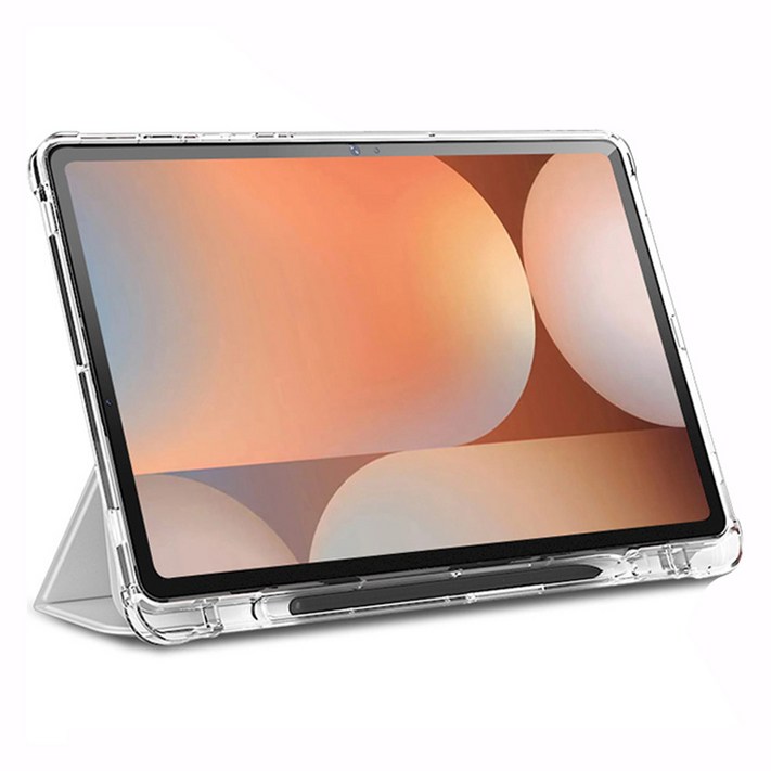 태블릿PC 애플 펜슬 수납 스마트 커버 클리어 매트 케이스, 그레이, 1개 태블릿PC 애플 펜슬 수납 스마트 커버 클리어 매트 케이스, 그레이, 1개